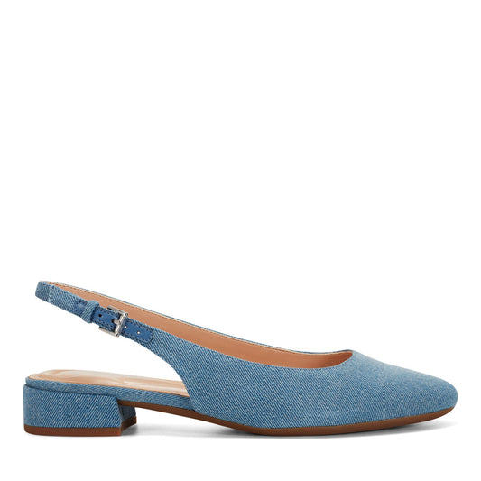 Easy Spirit Cassius Slingback Pumps - Light Denim