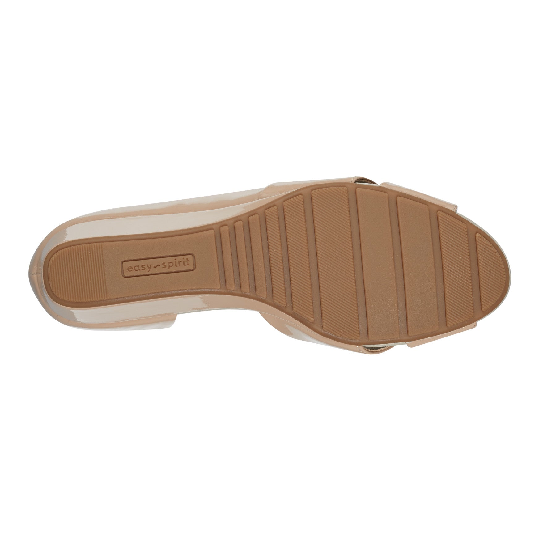 Easy Spirit Bernie Dress Wedges - Natural Patent Leather