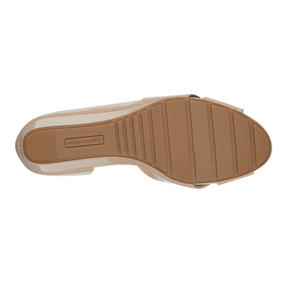 Easy Spirit Bernie Dress Wedges - Natural Patent Leather