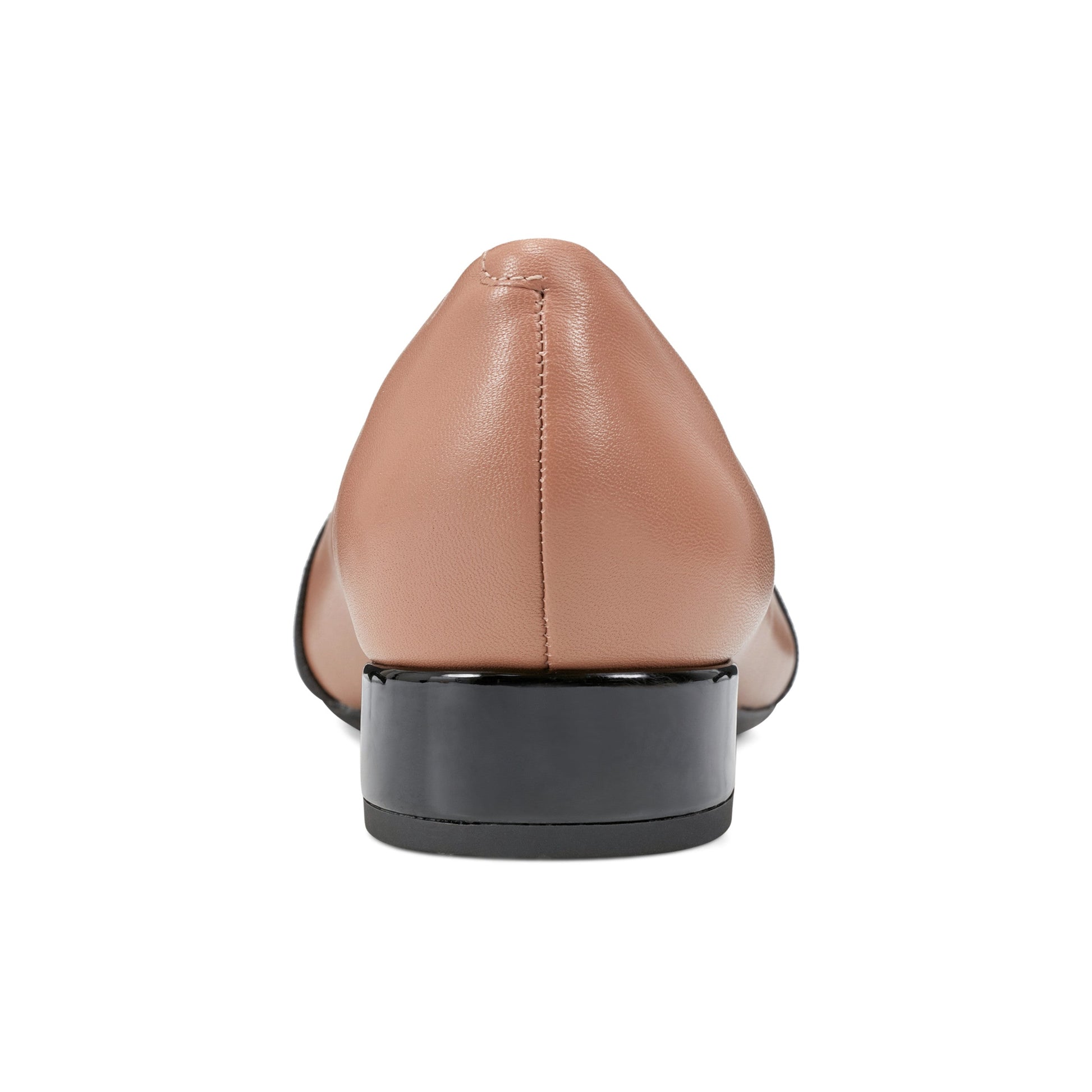 Easy Spirit Casta Cap Toe Dress Pumps - Natural Leather