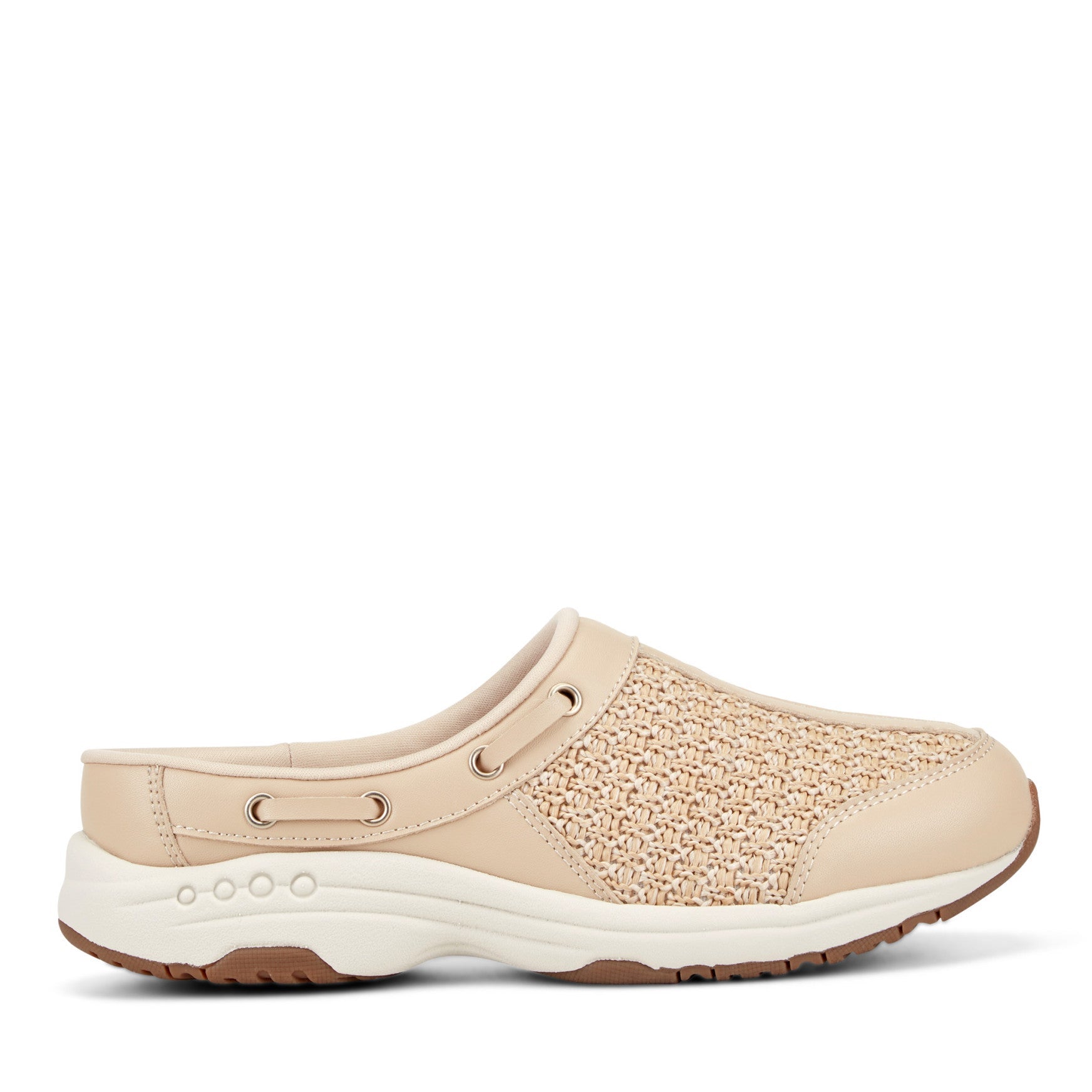 Easy Spirit Travelport Clogs - Light Natural