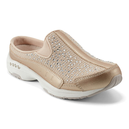 Easy Spirit Travelsparkle Clogs - Light Natural