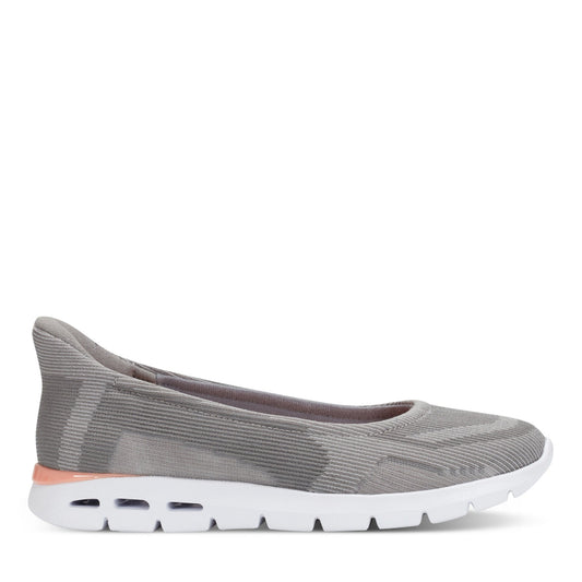 Easy Spirit Noemi SOEASY™ Slip On Ballet Flats - Light Grey