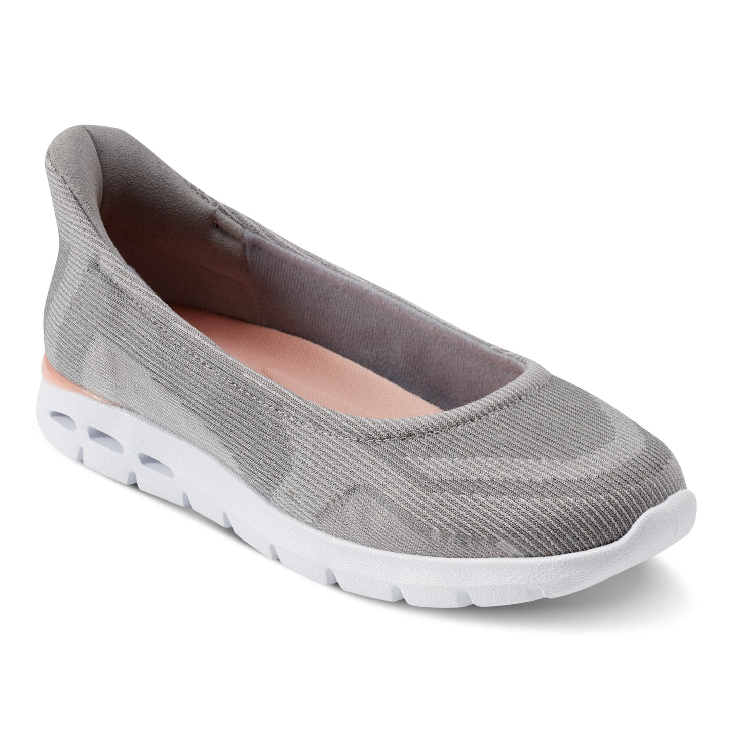 Easy Spirit Noemi SOEASY™ Slip On Ballet Flats - Light Grey