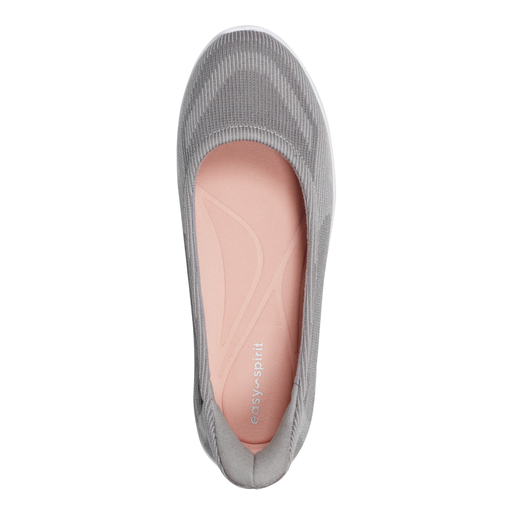 Easy Spirit Noemi SOEASY™ Slip On Ballet Flats - Light Grey
