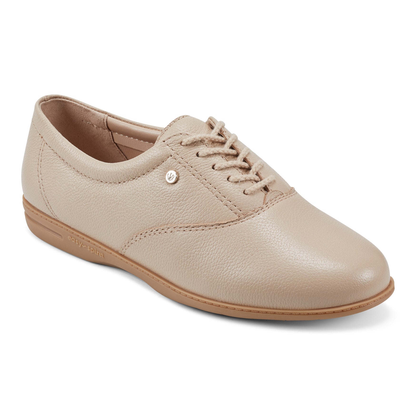 Easy Spirit Motion Leather Oxfords - Natural Leather